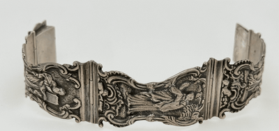 Sterling Silver Bracelet w/ Classical Panels