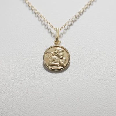 18ct Yellow Gold Guardian Angel Charm