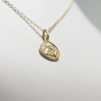 18ct Yellow Gold Guardian Angel Charm