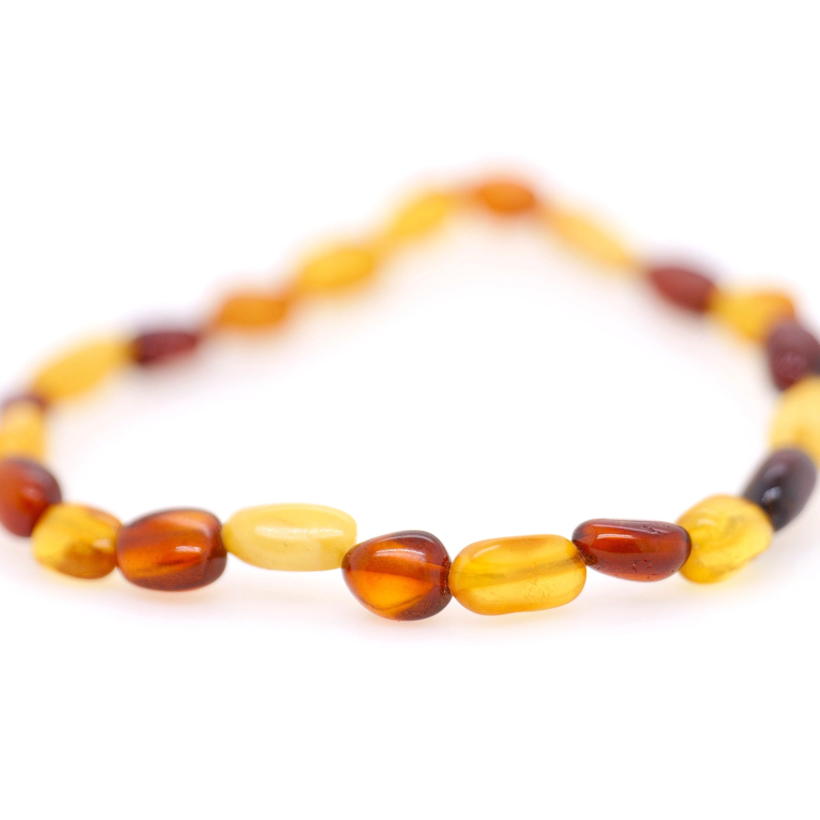 Small Multi-Amber Stretchy Bracelet