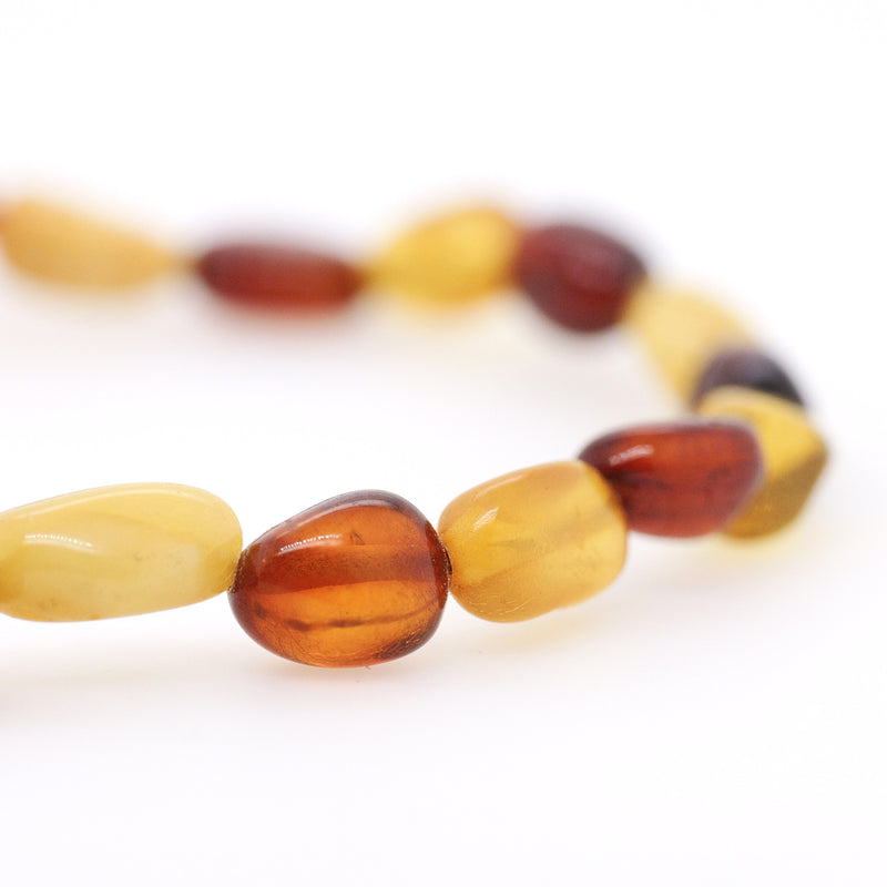 Small Multi-Amber Stretchy Bracelet
