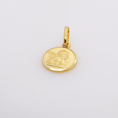 18ct Yellow Gold Guardian Angel Charm