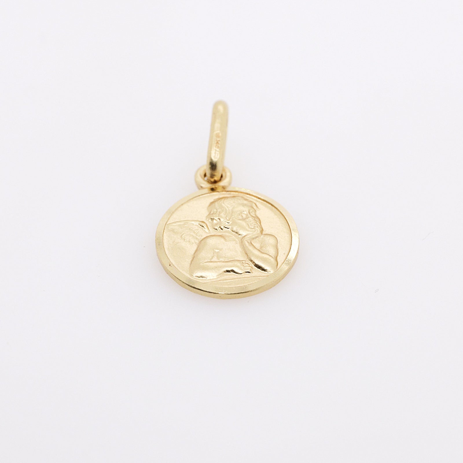 18ct Yellow Gold Guardian Angel Charm