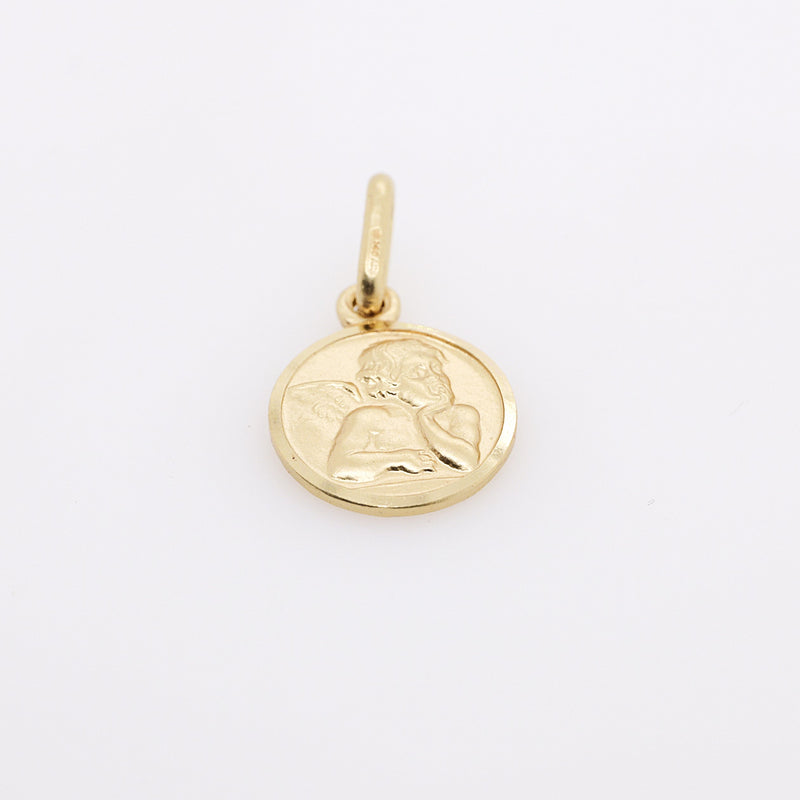 18ct Yellow Gold Guardian Angel Charm