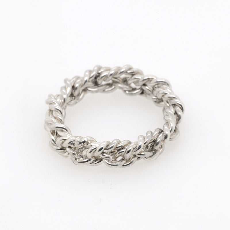 Handmade Sterling Silver Twisted Textured Band
