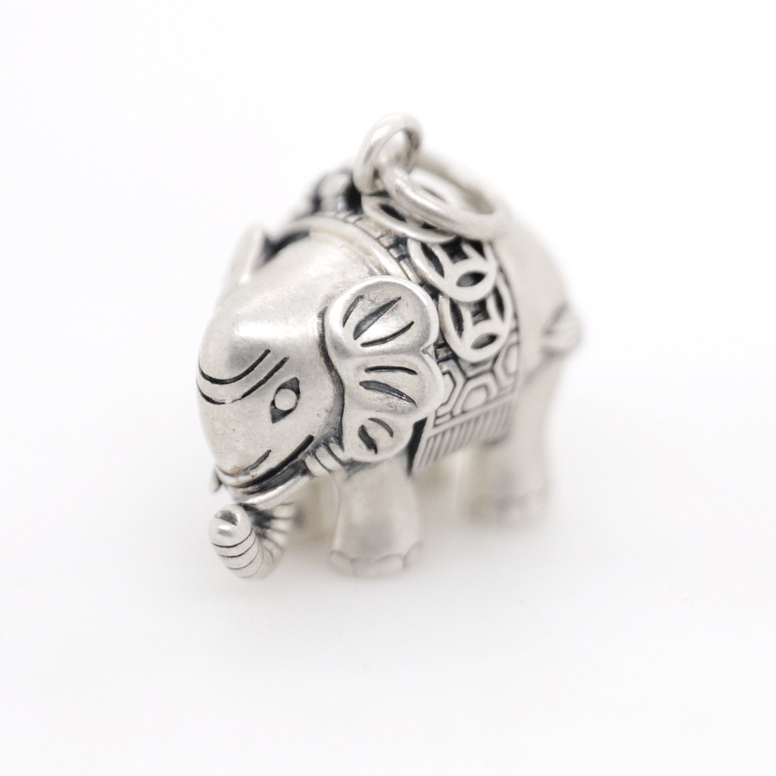 Sterling Silver Elephant Pendant