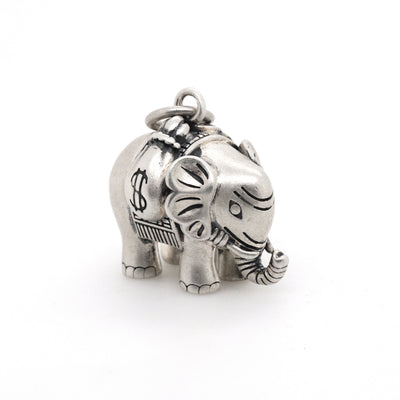Sterling Silver Elephant Pendant