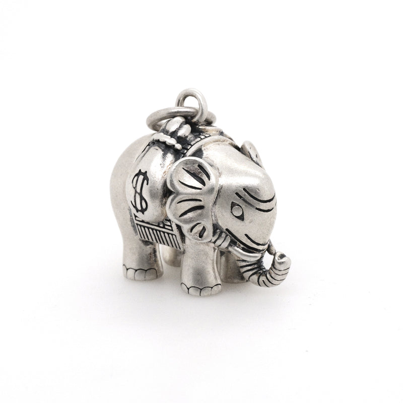 Sterling Silver Elephant Pendant