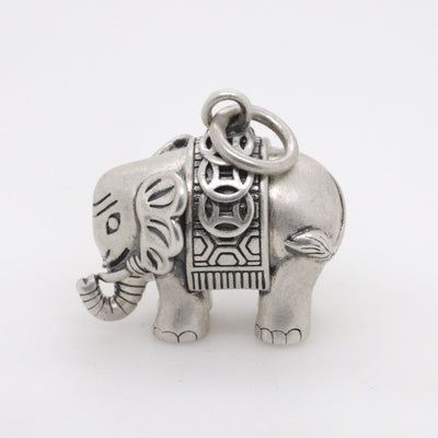 Sterling Silver Elephant Pendant