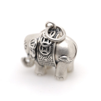 Sterling Silver Elephant Pendant