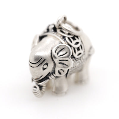 Sterling Silver Elephant Pendant